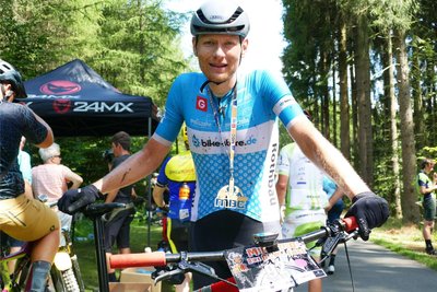 Für den siegreichen Mountainbiker Benjamin Michael ist die Runde in Gelobtland eine seiner Lieblingsstrecken.