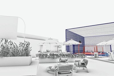 Auch eine Dachterrasse mit Bar ist geplant. 