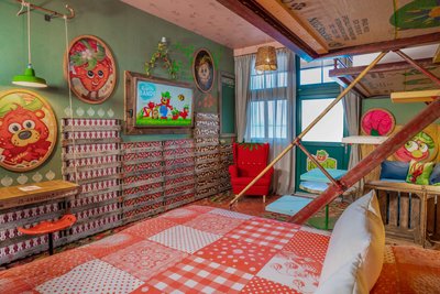 So soll ein Doppelzimmer im neuen Hotel von Karls Erlebnisdorf in Döbeln aussehen.