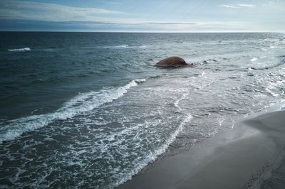 Die Insel ist ein beliebtes Urlaubsziel. Der verwesende Wal-Kadaver stört Anwohner und Badegäste. Deshalb soll er entfernt werden, 