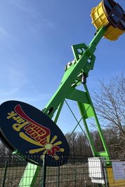 Wer will, kann sich mit dem „Helios“ bis auf 12 Meter in die Höhe treiben.