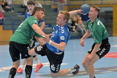 Im Angriff immer im Vorwärtsgang: Nico Planken ist als Handballer kaum zu bremsen. Nach sechs Jahren in Aue sucht er nun bei den Baggerseepiraten in Hessen eine neue Herausforderung.