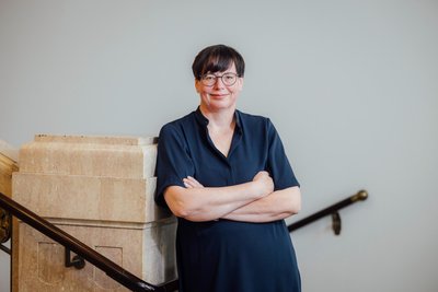 Diana Kopka, neue Abteilungsleiterin der Sammlung Malerei und Plastik in den Kunstsammlungen Chemnitz.