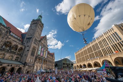An diesem Wochenende findet das Chemnitzer Hutfestival von Freitag bis Sonntag statt.