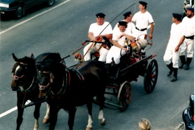 Pferde hatten schon beim Umzug zur 775-Jahr-Feier eine wichtige Rolle gespielt.