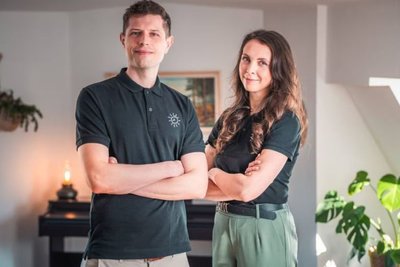 Saskia Rhiza und Robert Reuther gründeten die 45Minuten GmbH in Dresden.