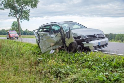 Drei Personen wurden am Sonntagmorgen nahe Olbernhau schwer verletzt.