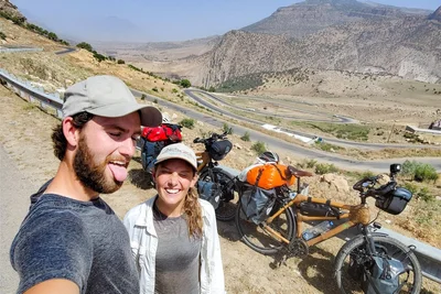 Fahrrad fahren bei über 40 Grad im Nordirak.