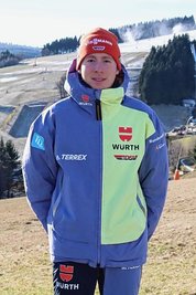War wieder international dabei: Luca Petzold. 
