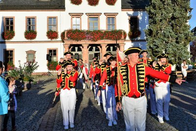 Auch der Spielmannszug Schmölln/Gößnitz ist wieder mit dabei.