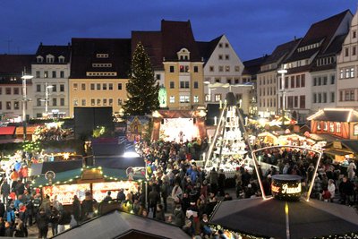 Der Christmarkt in Freiberg (Foto von 2024) öffnet schon am 25. November.