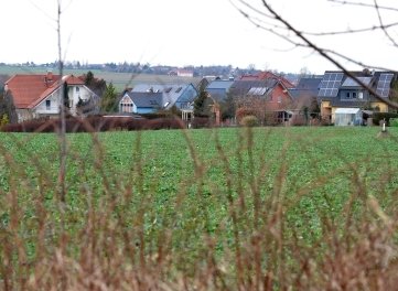 Das neue Wohngebiet Münzbachtal Großschirma soll an das Gebiet Am Hasenborn angrenzen. 