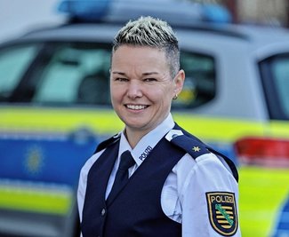 Polizeirätin Maika Nitzsche hat die Leitung des Reviers in Glauchau übernommen.