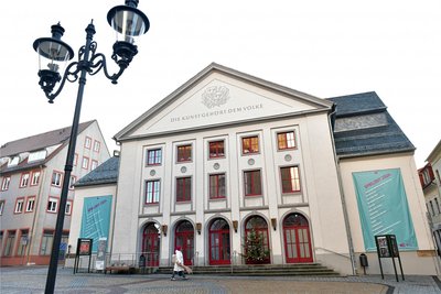 Das MittelsächsischeTheater am Buttermarkt in Freiberg