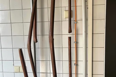 Mutwillig durchtrennte Wasserleitungen in der Reichenbacher Flüchtlingsunterkunft, in der zuletzt Ukrainer untergebracht waren. 