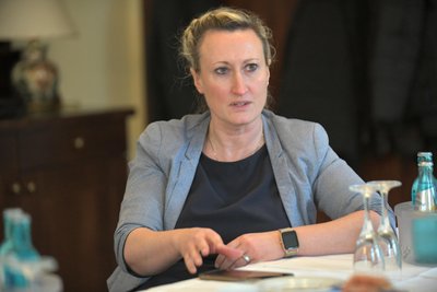 Bürgermeisterin Maria Euchler sah nur geringe Chancen, das 261-Meter-Windrad im Ortsteil Reichenbach zu verhindern.