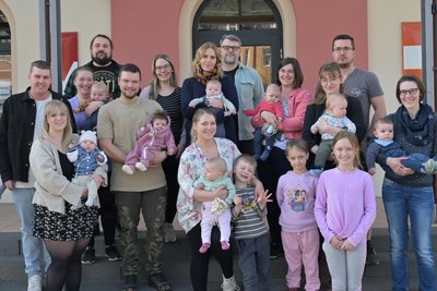 In Stollberg hat im Kulturbahnhof das 40. Babytreffen stattgefunden.