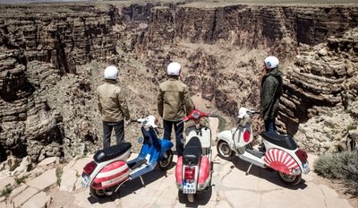Nahe dem Grand Canyon bot sich den Vespa-Piloten dieser traumhafte Ausblick abseits der großen Pisten.