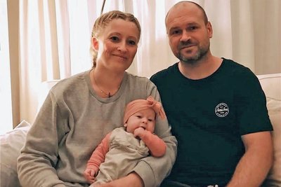 Maik und Nicole Neubert sind die Eltern von Leni. 