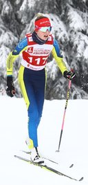Lucie Schumacher vom SSV Geyer gewann in Oberwiesenthal Bronze im Massenstart. 