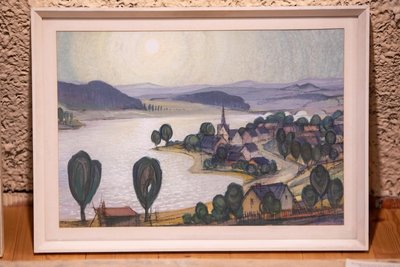 Auch dieses Bild ist in der Ausstellung „Gestaute Wasser - Talsperren in der Kunst“ zu sehen.