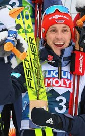 Eric Frenzel gewann in Planica seine 18. WM-Medaille. Der Erzgebirger erreichte damit eine historische Bestmarke. 