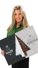 Von diesem würzigen Kalender haben beim Festessen alle etwas.
