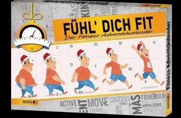 Der Inhalt dieses Kalenders landetnicht auf den Hüften.