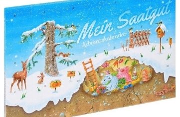 Statt im Magen landet der Inhalt dieses Kalenders im Garten.