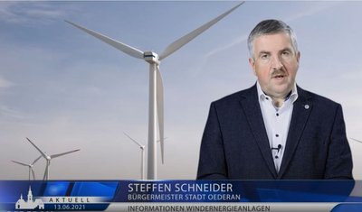 Auch auf dem kommunalen Youtube-Kanal bat Bürgermeister Steffen Schneider um Beteiligung an der Bürgerumfrage zur Windkraft. 