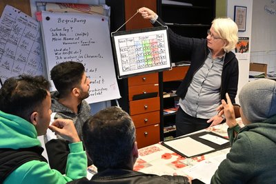 Grünen-Stadträtin Katharina Weyandt engagiert sich seit vielen Jahren in der Arbeit mit Migranten. Sie plädiert dafür, ihnen frühzeitig Wege in den Arbeitsmarkt aufzuzeigen.