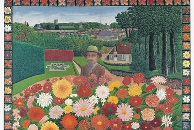 André Bauchant: "Portrait d'André Bauchant par lui-même". Das Bild wird ab Oktober am Theaterplatz zu sehen sein. 