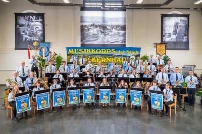 Das Musikkorps Olbernhau spielt am Sonntag zusammen mit der Brass Band Sachsen im Treibehaus der Saigerhütte.