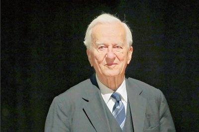 Richard von Weizsäcker besuchte Freiberg und die Universität im Jahr 2004. 