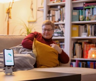 Schlafprobleme? Sabine Schott hat den Selbsttest gemacht und dazu mithilfe einer per Handy gesteuerten App einen angenehmen Schlafrhythmus trainiert. 
