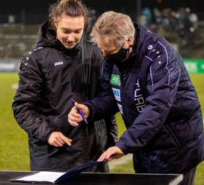 Sophie Weidauer bleibt dem 1. FFC Turbine Potsdam treu. Die Erzgebirgerin unterschrieb beim Bundesligisten für weitere zwei Jahre. 
