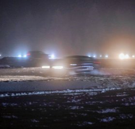Auch an diesem Wochenende wurde am Fichtelberg wieder gedriftet. 