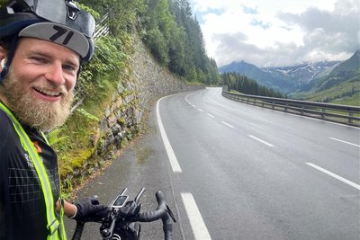 Für die Alpenüberquerung wählte der Erzgebirger den Großglockner.