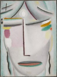 "Heilandsgesicht: Verträumtes Leu-chten", 1921.