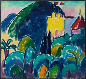 Alexej von Jawlensky: "Gelbes Haus - Bordighera", 1914. 