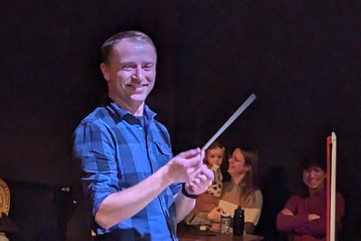 Erik Huber wurde zwischenzeitlich zum Chefdirigenten des Orchesters.