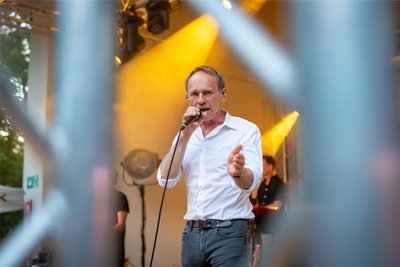 Die Band hatte ein umfassendes Repertoire ihres vier Jahrzehnte umfassenden Schaffens im Gepäck.
