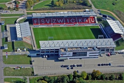 Das Zwickauer Stadion bleibt am 4. September leer. Das Ostderby zwischen dem FSV Zwickau und dem Halleschen FC wurde verlegt.