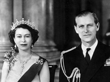  
          Queen Elizabeth II. und Prinz Philip sind seit mehr als 70 Jahren miteinander verheiratet.