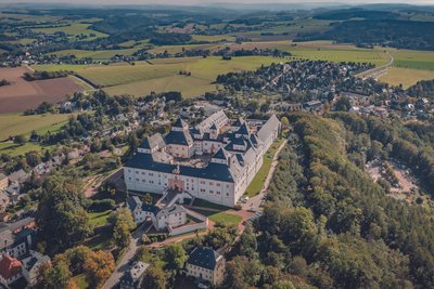Auf Schloss Augustusburg ist am 20. Juni das Frankfurter Trompetenquartett zu erleben. Es entführt musikalisch in die Renaissance.