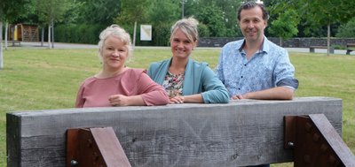 Susan Popp, Heike Böhm und Alexander Fuchs (v. l. n. r.) wollen mit dem Kulturpicknick Juhuli eine neue Veranstaltung etablieren. 
