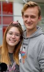 Charlene Klemm (22) und Nick Körber (25)