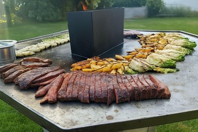 So wird das Fleisch auf dem Wagyu-Hof in Erlau zum Probier-Abend angeboten.