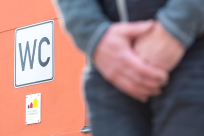 In der Bürgerservicestelle Morgenleite gibt es ein WC, das ist aber geschlossen.