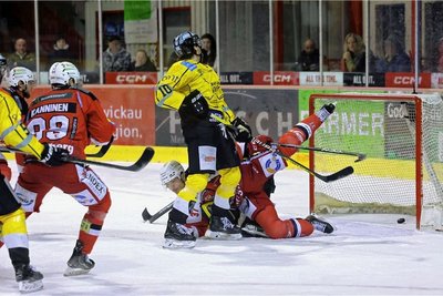 Alexis D´Aoust ist der einzige Eispiraten-Kontingentspieler, der sich in den Play-downs bisher in die Torschützenliste eintragen konnte. 